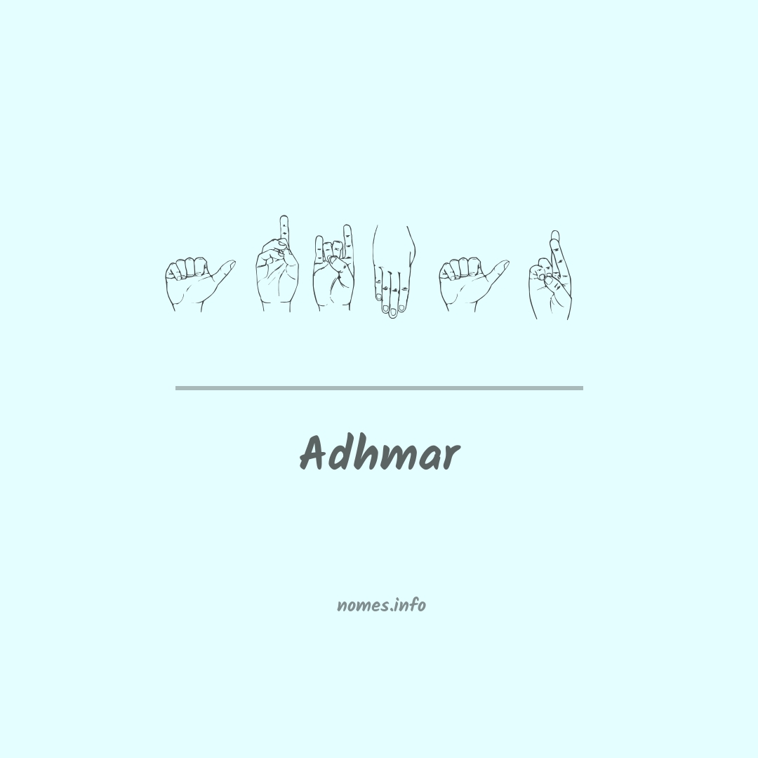 Adhmar em Libras