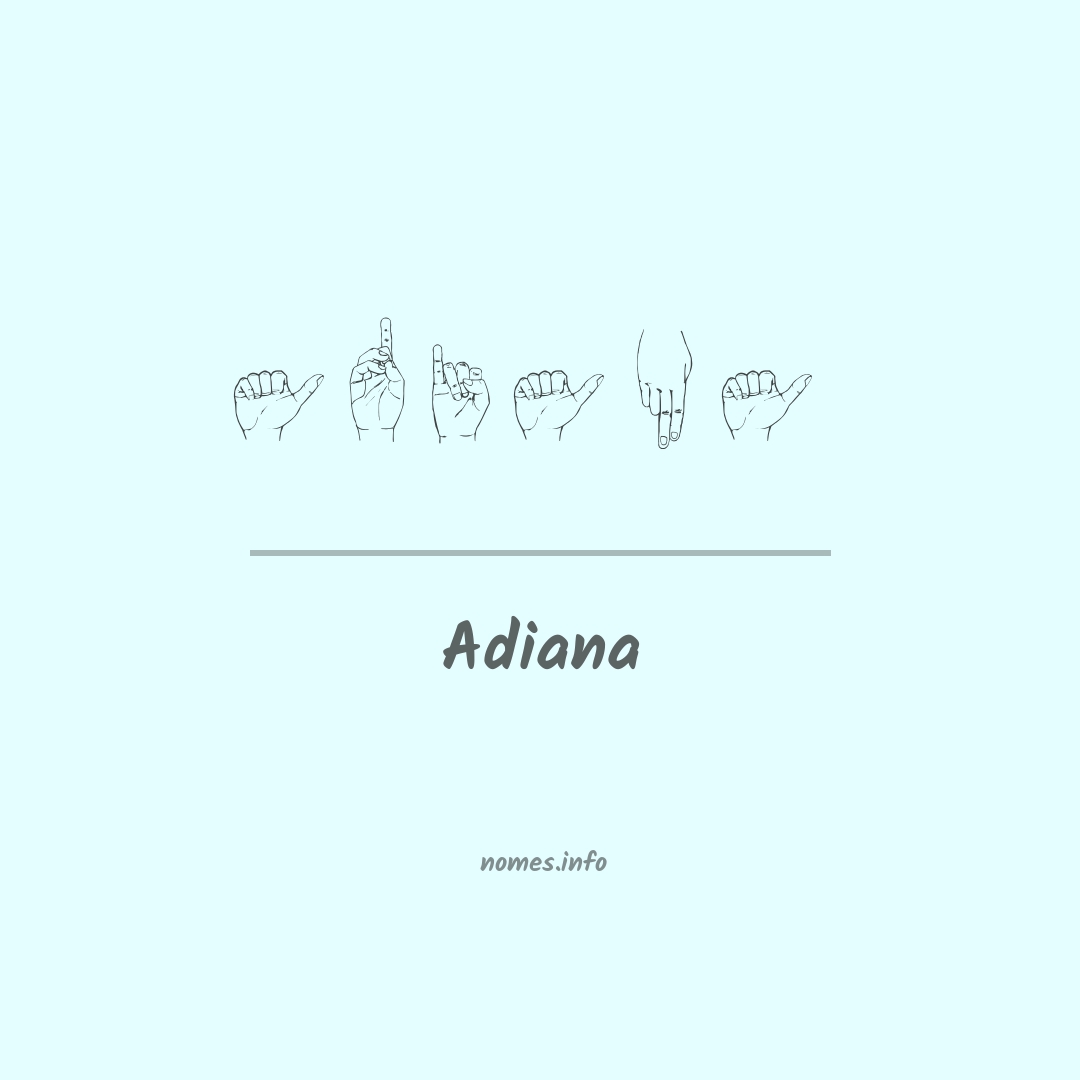 Adiana em Libras