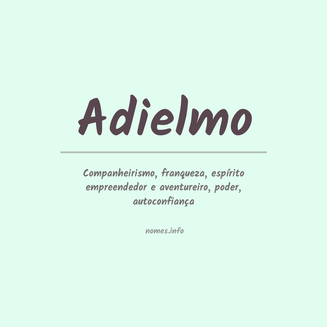 Significado do nome Adielmo