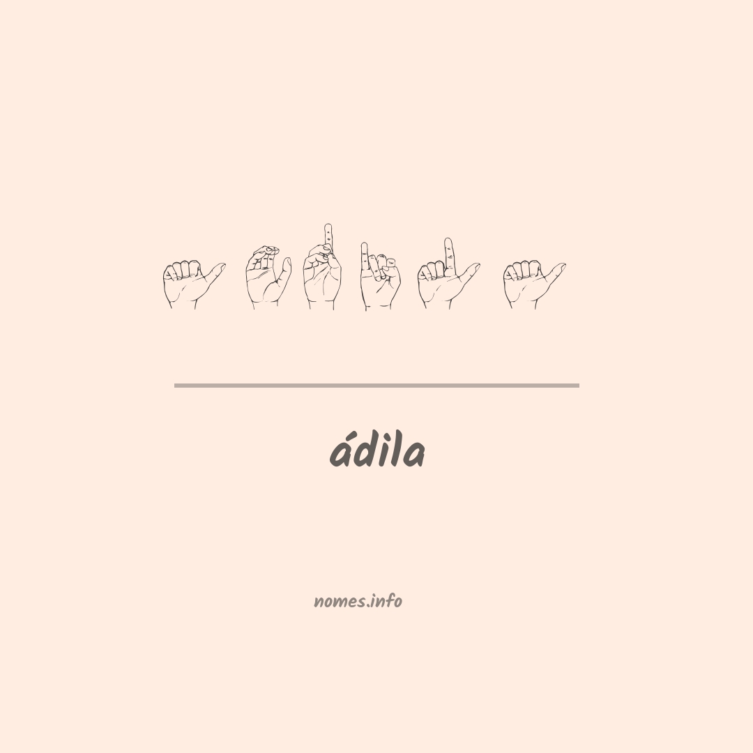 ádila em Libras