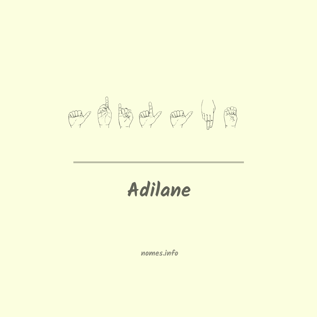 Adilane em Libras