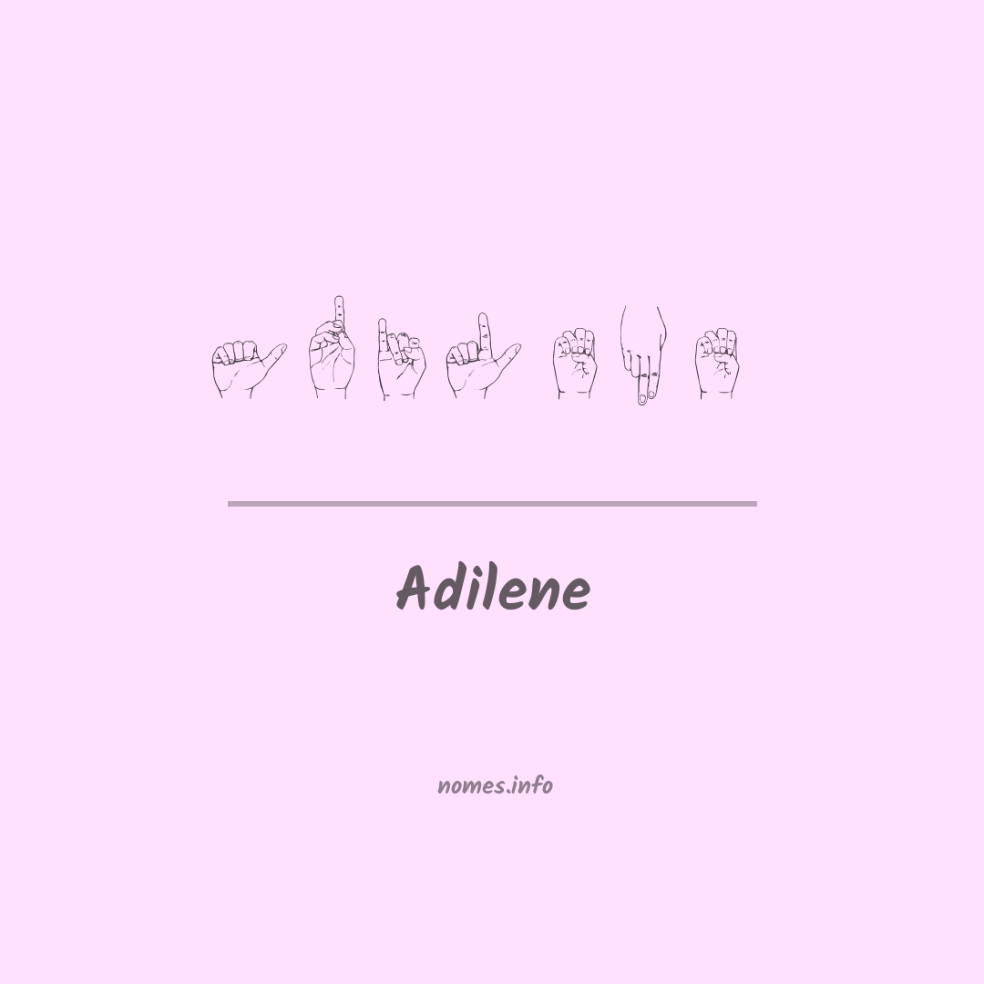Adilene em Libras