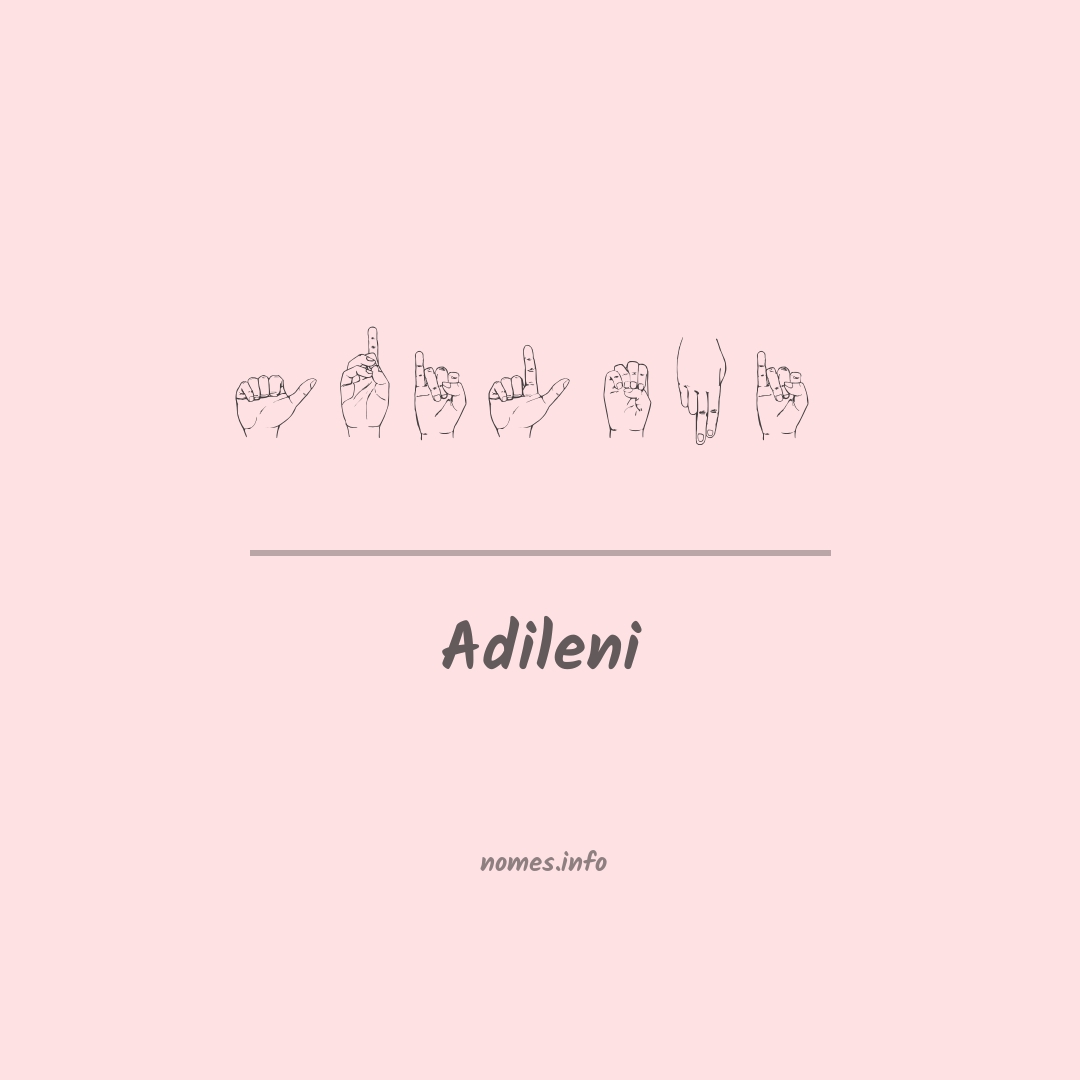 Adileni em Libras