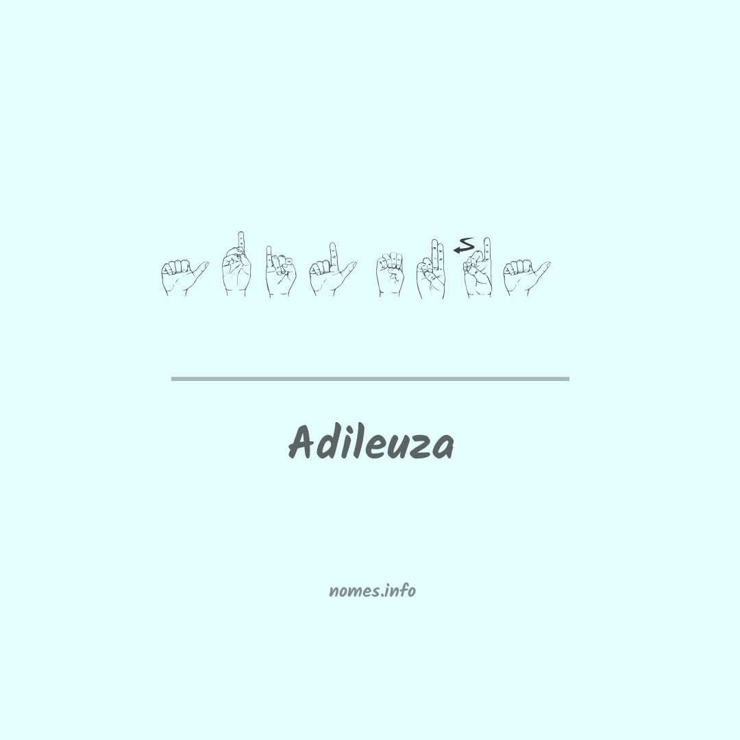 Adileuza em Libras