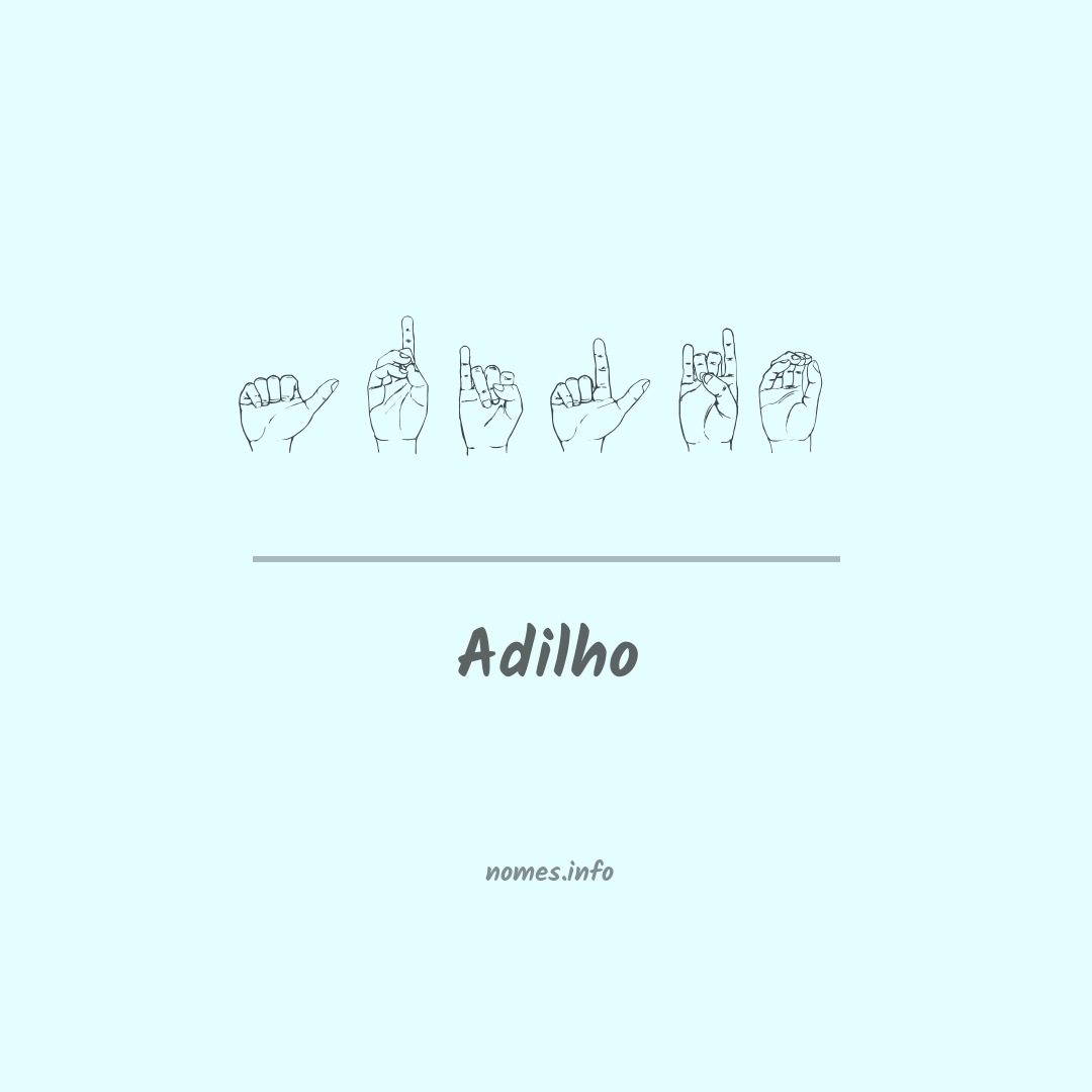 Adilho em Libras