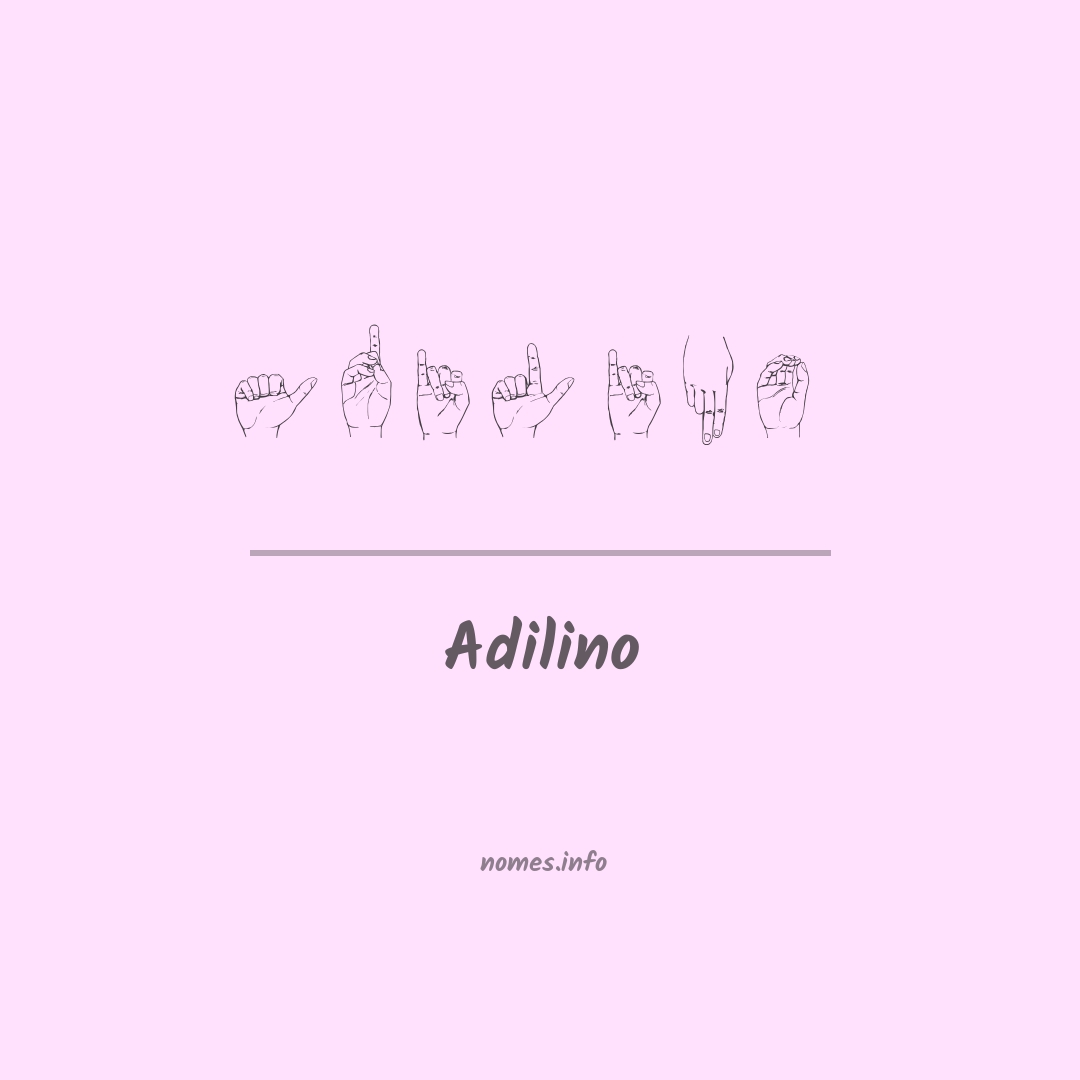 Adilino em Libras