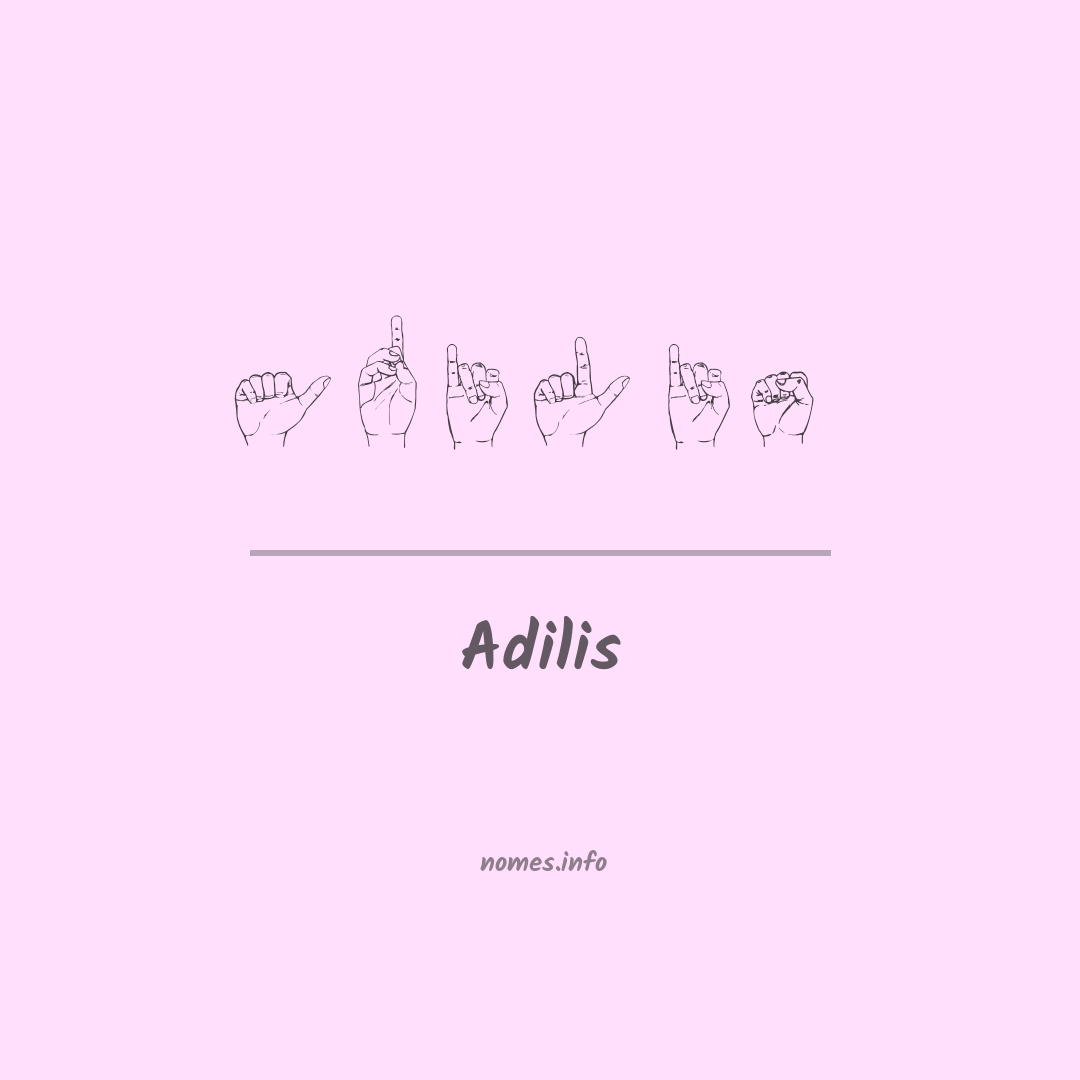 Adilis em Libras