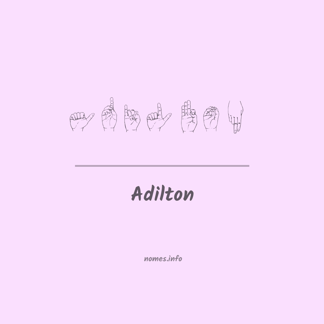 Adilton em Libras