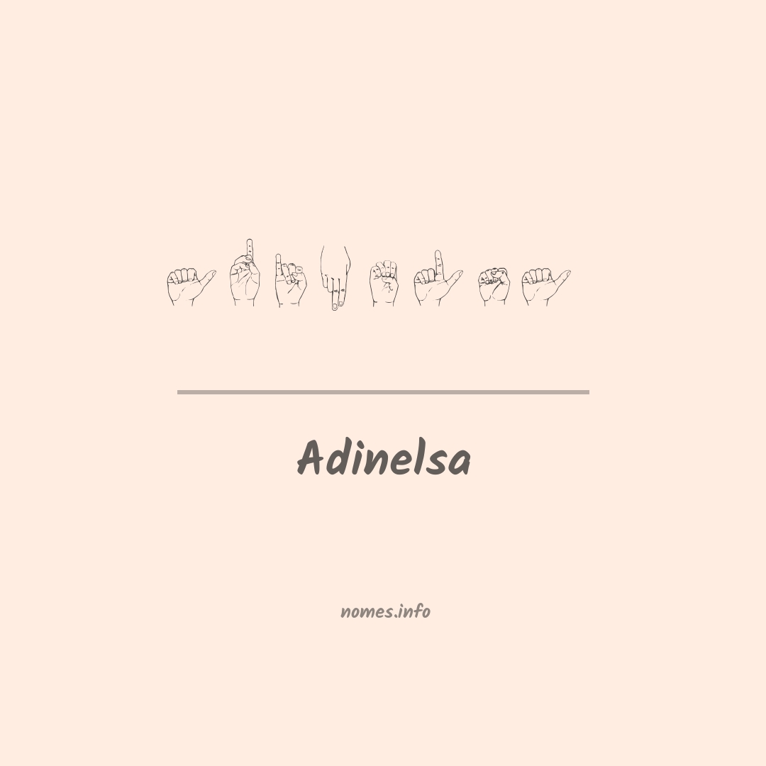 Adinelsa em Libras