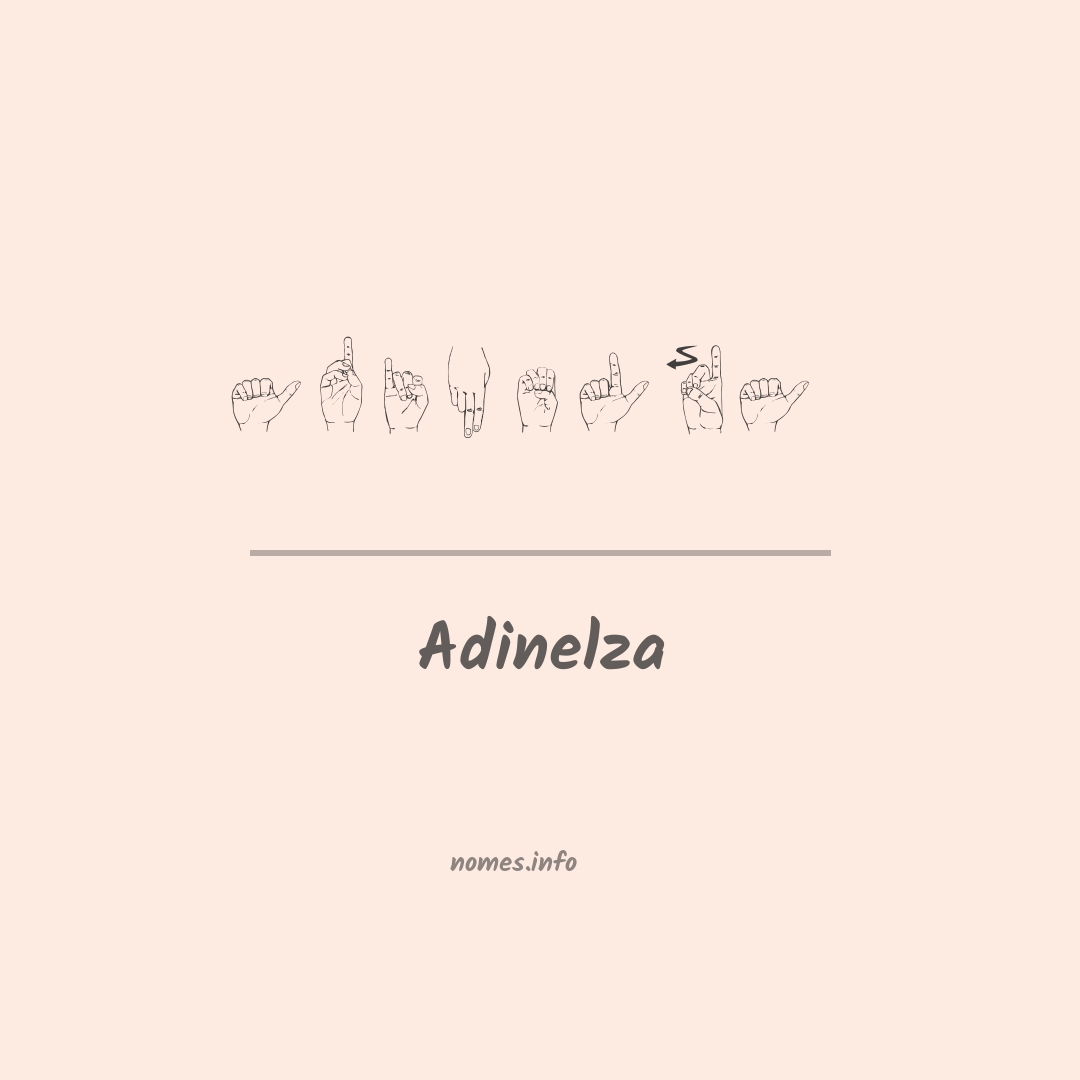 Adinelza em Libras