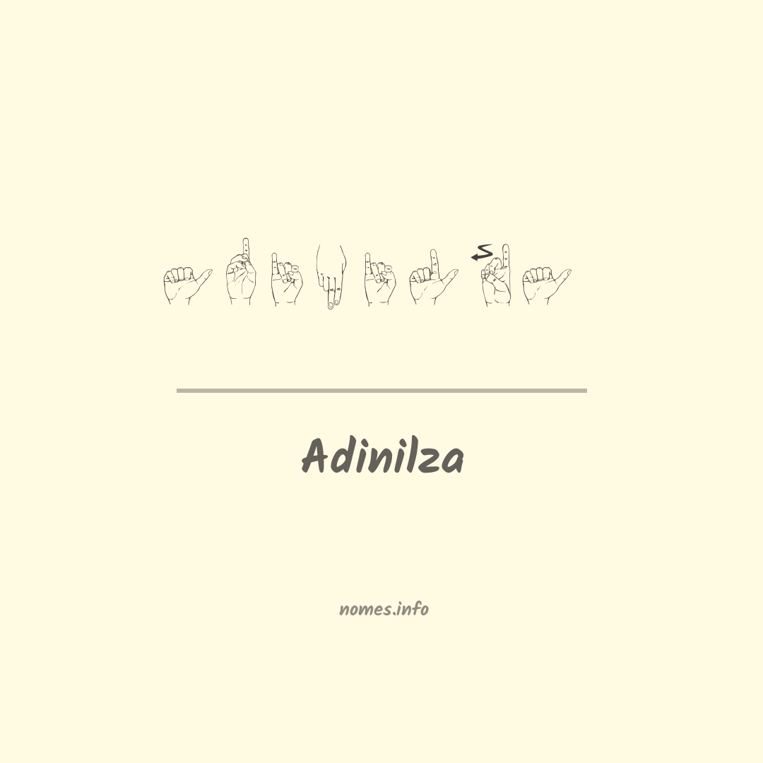 Adinilza em Libras