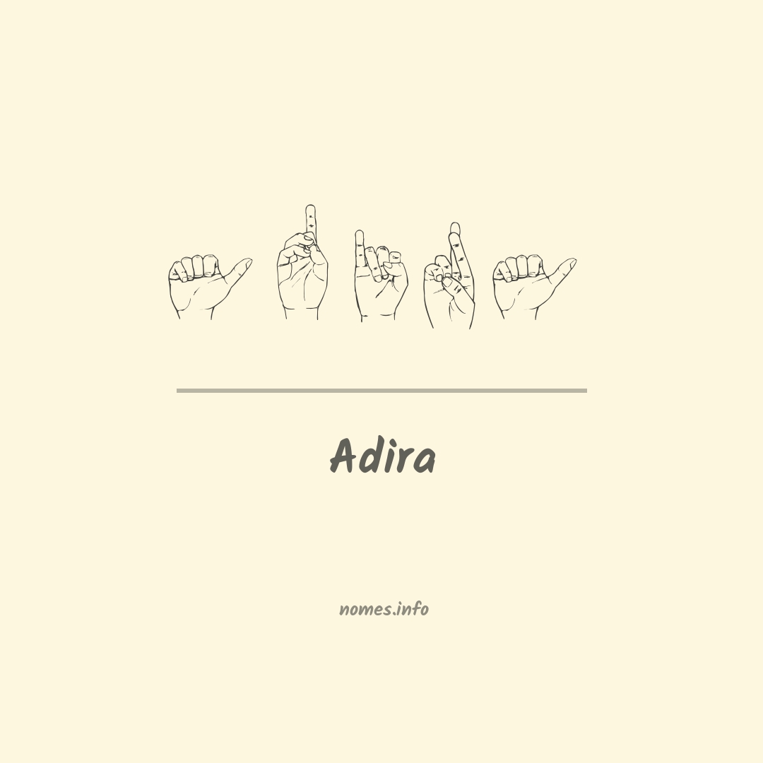 Adira em Libras