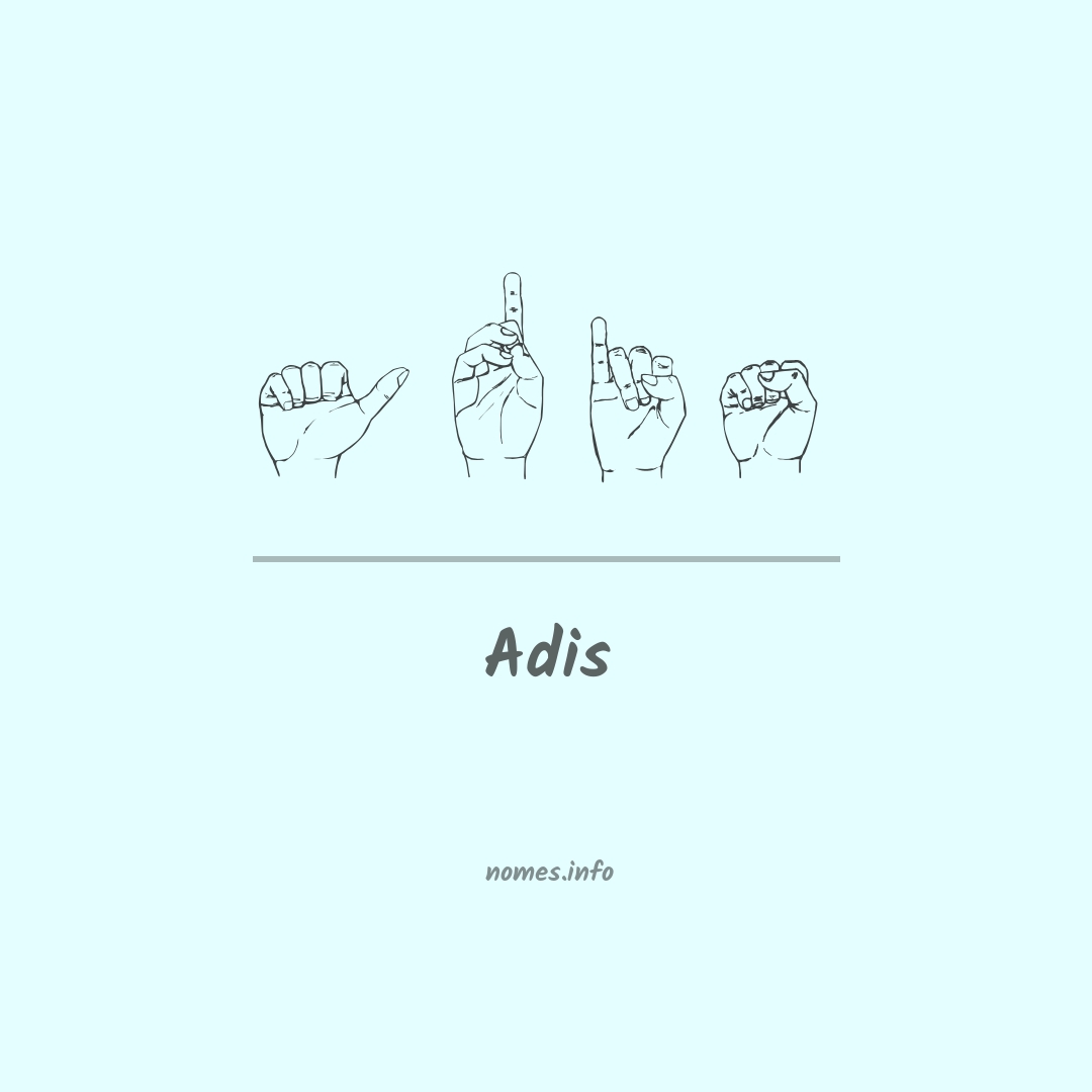 Adis em Libras
