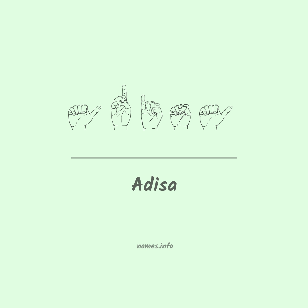 Adisa em Libras