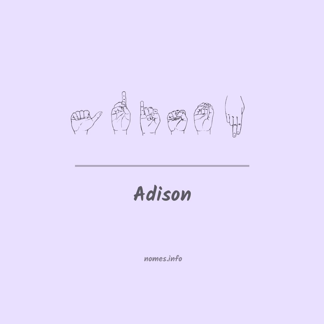 Adison em Libras