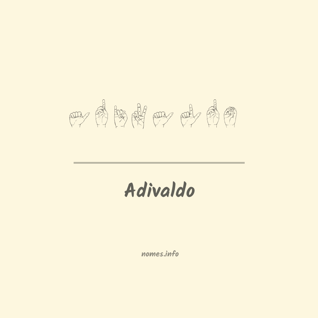 Adivaldo em Libras