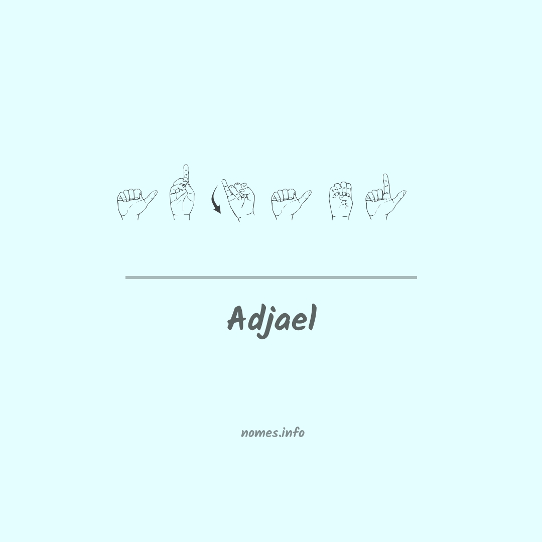 Adjael em Libras