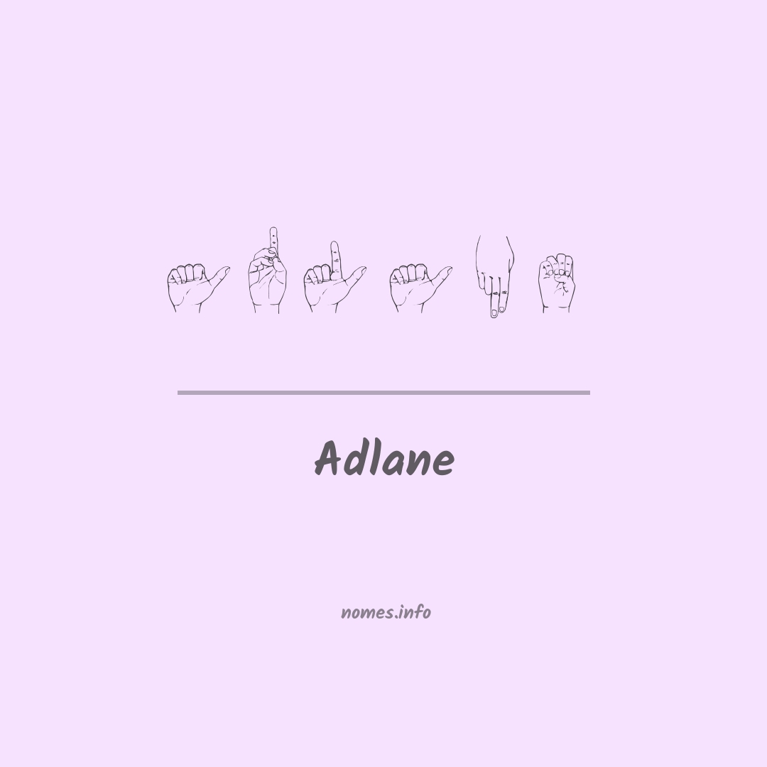 Adlane em Libras