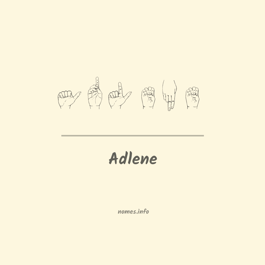 Adlene em Libras