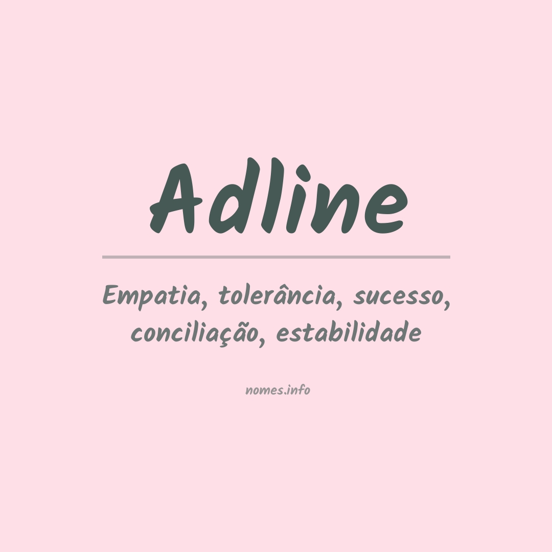Significado do nome Adline