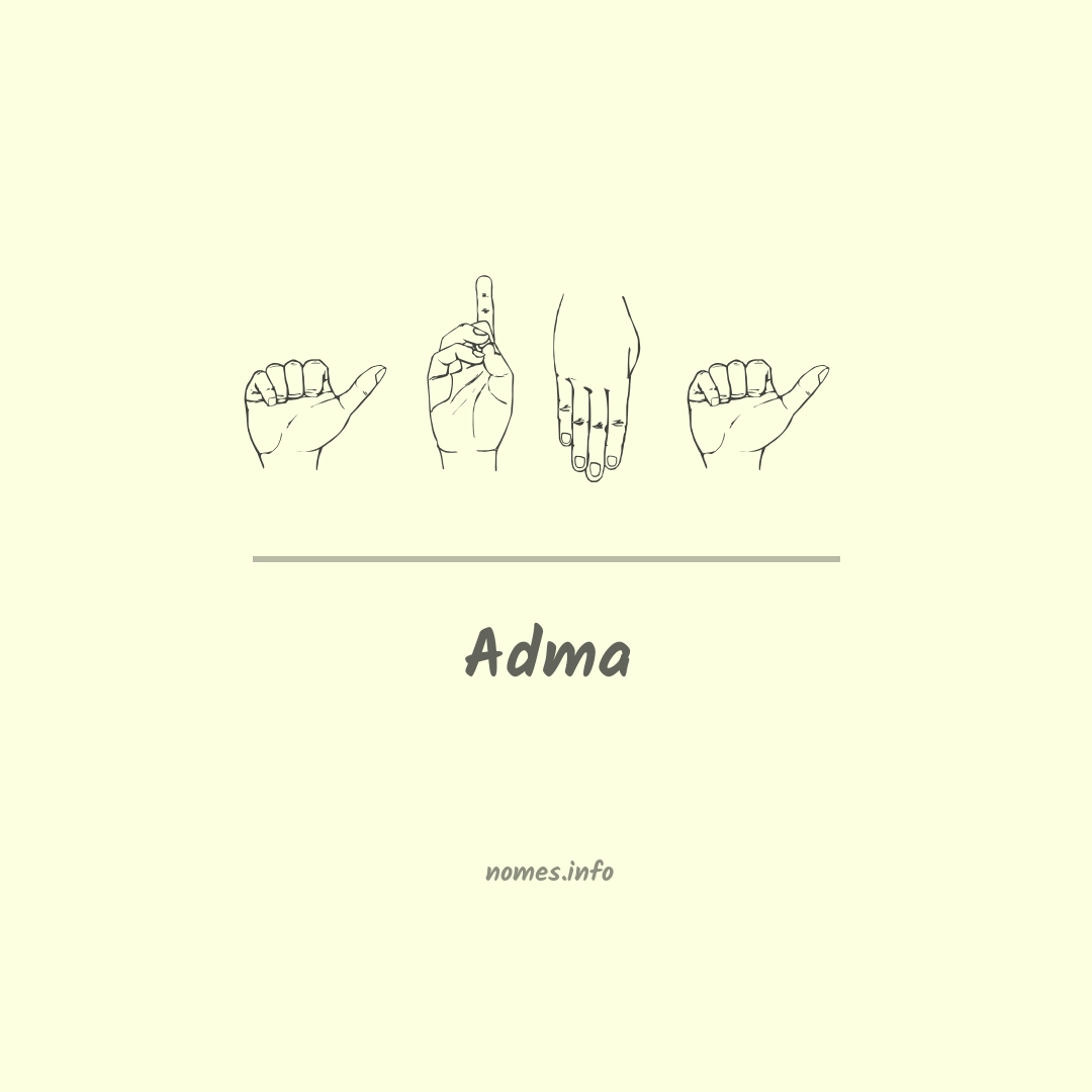 Adma em Libras