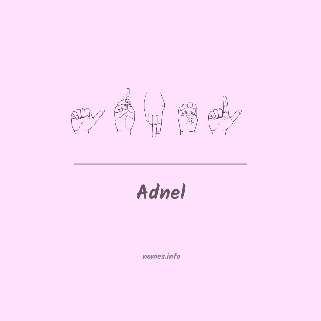 Adnel em Libras