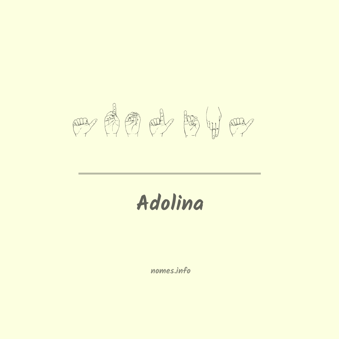 Adolina em Libras