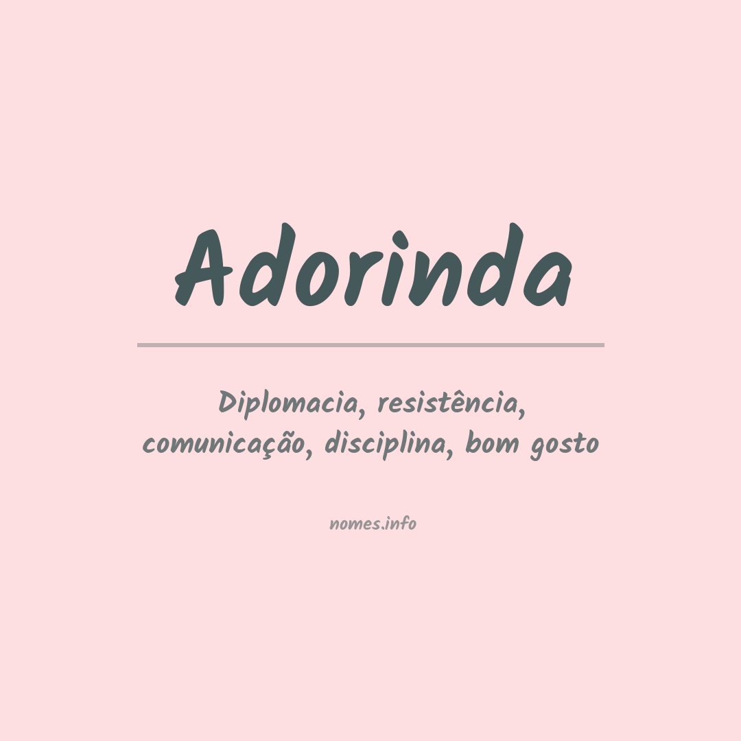 Significado do nome Adorinda