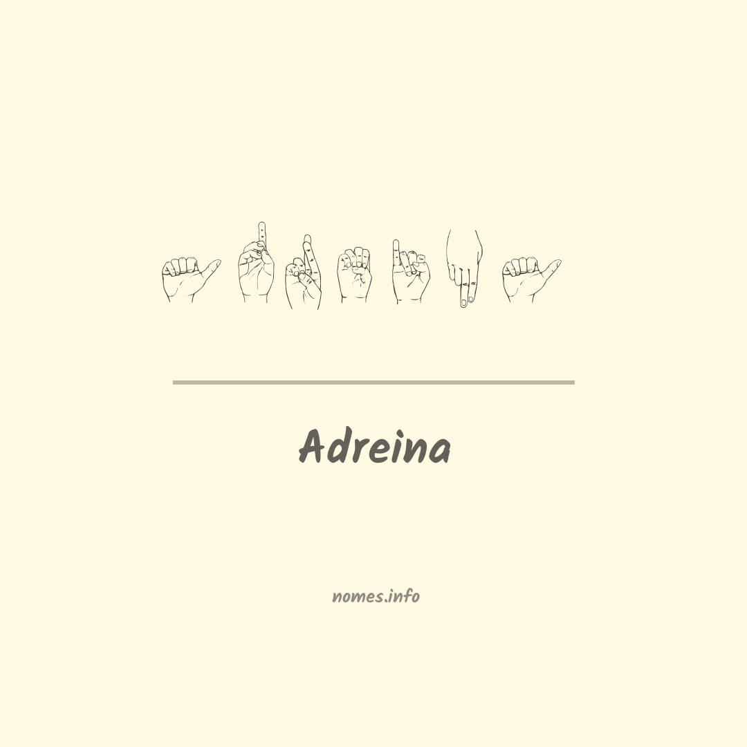 Adreina em Libras Adreina em Libras
