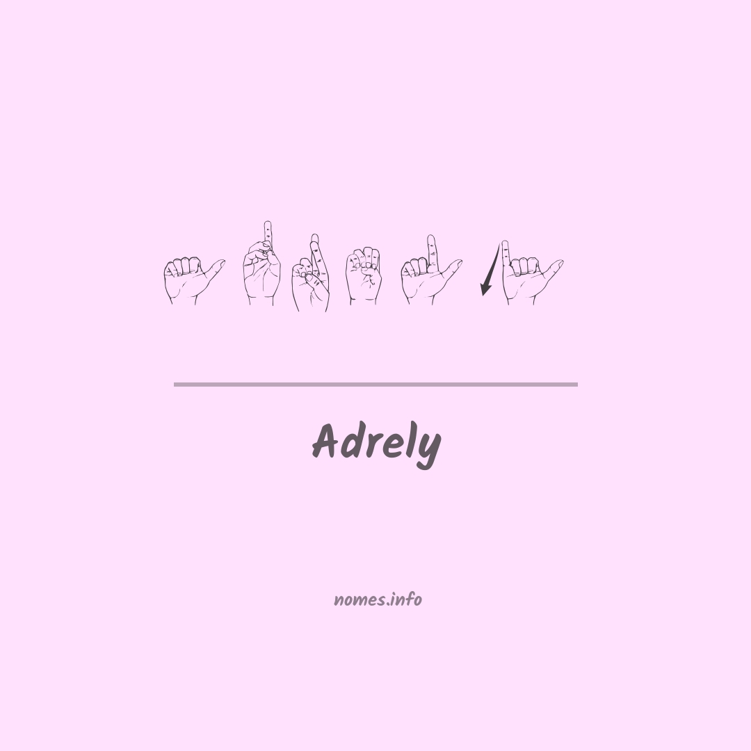 Adrely em Libras