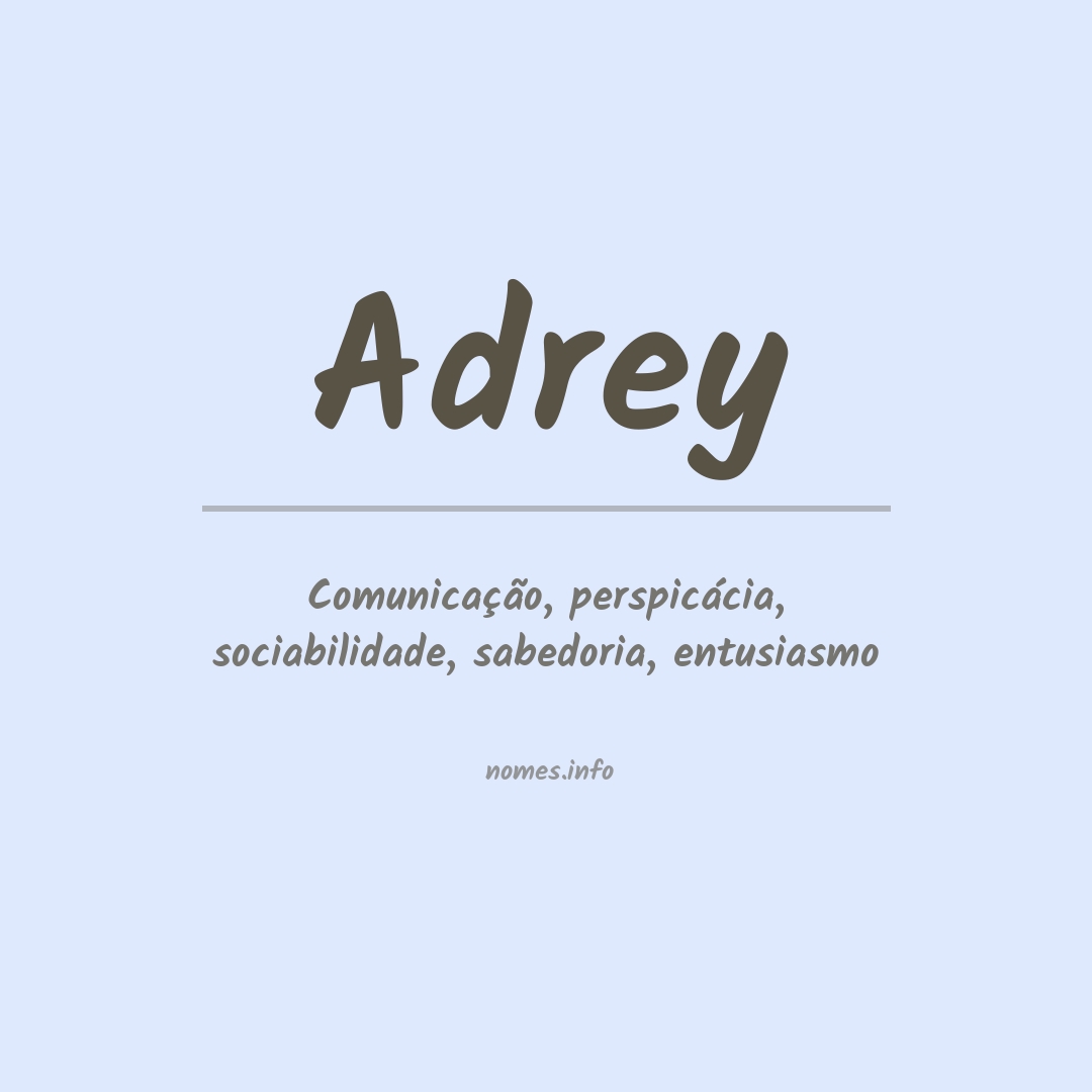 Significado do nome Adrey