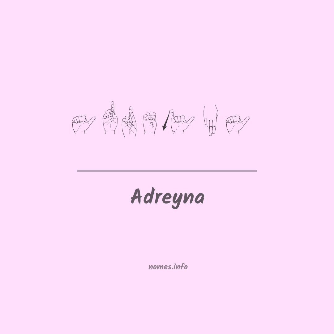 Adreyna em Libras Adreyna em Libras