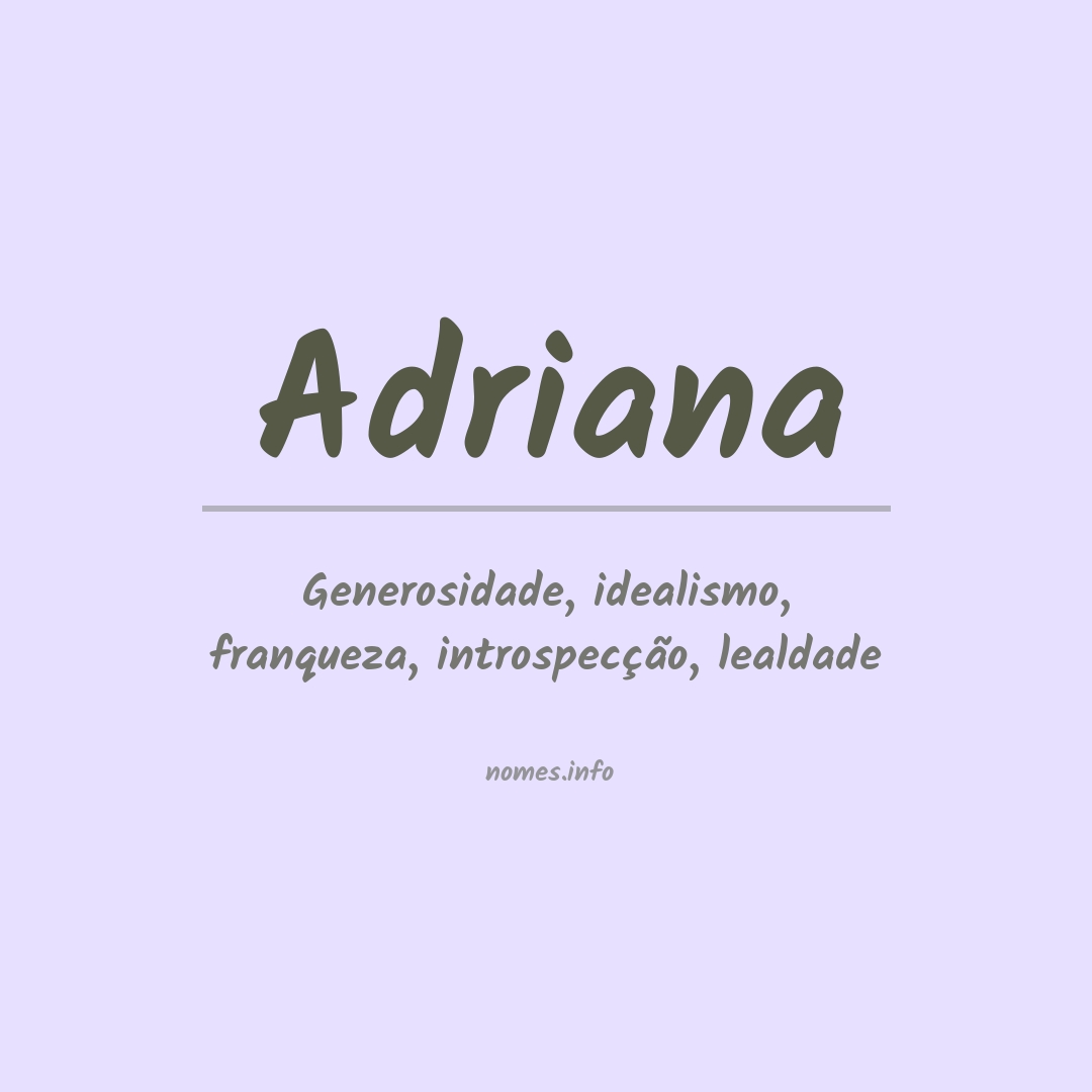 adriana  Significados dos nomes, Deusa do fogo, Nomes