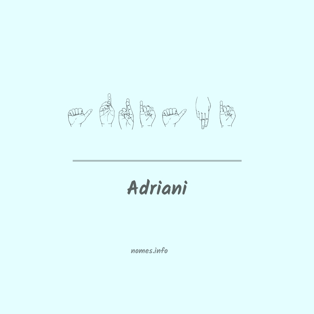 Adriani em Libras Adriani em Libras
