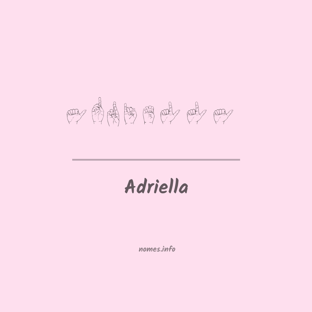 Adriella em Libras Adriella em Libras