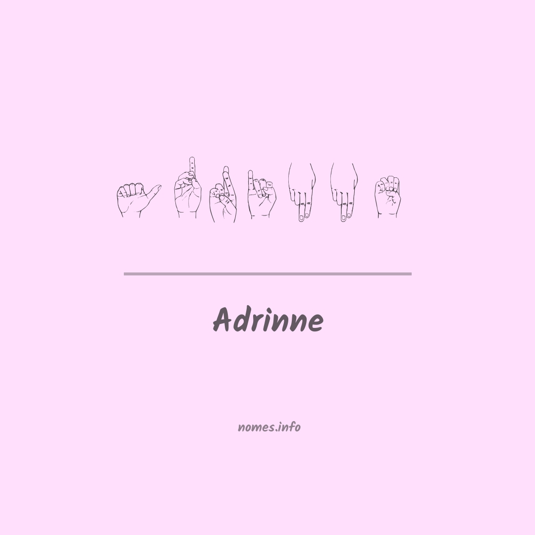 Adrinne em Libras Adrinne em Libras