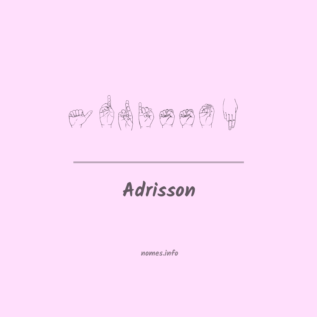 Adrisson em Libras