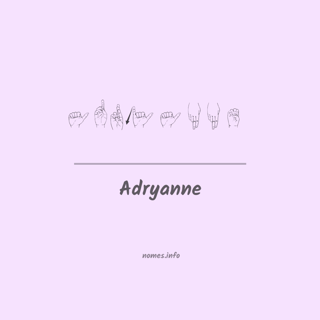 Adryanne em Libras Adryanne em Libras