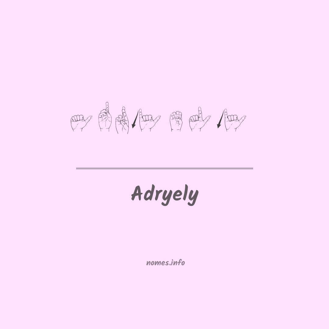 Adryely em Libras