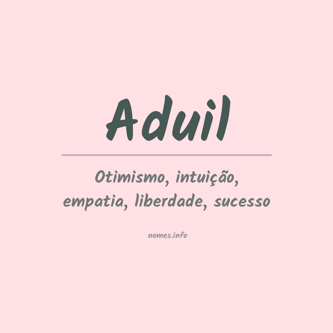Significado do nome Aduil