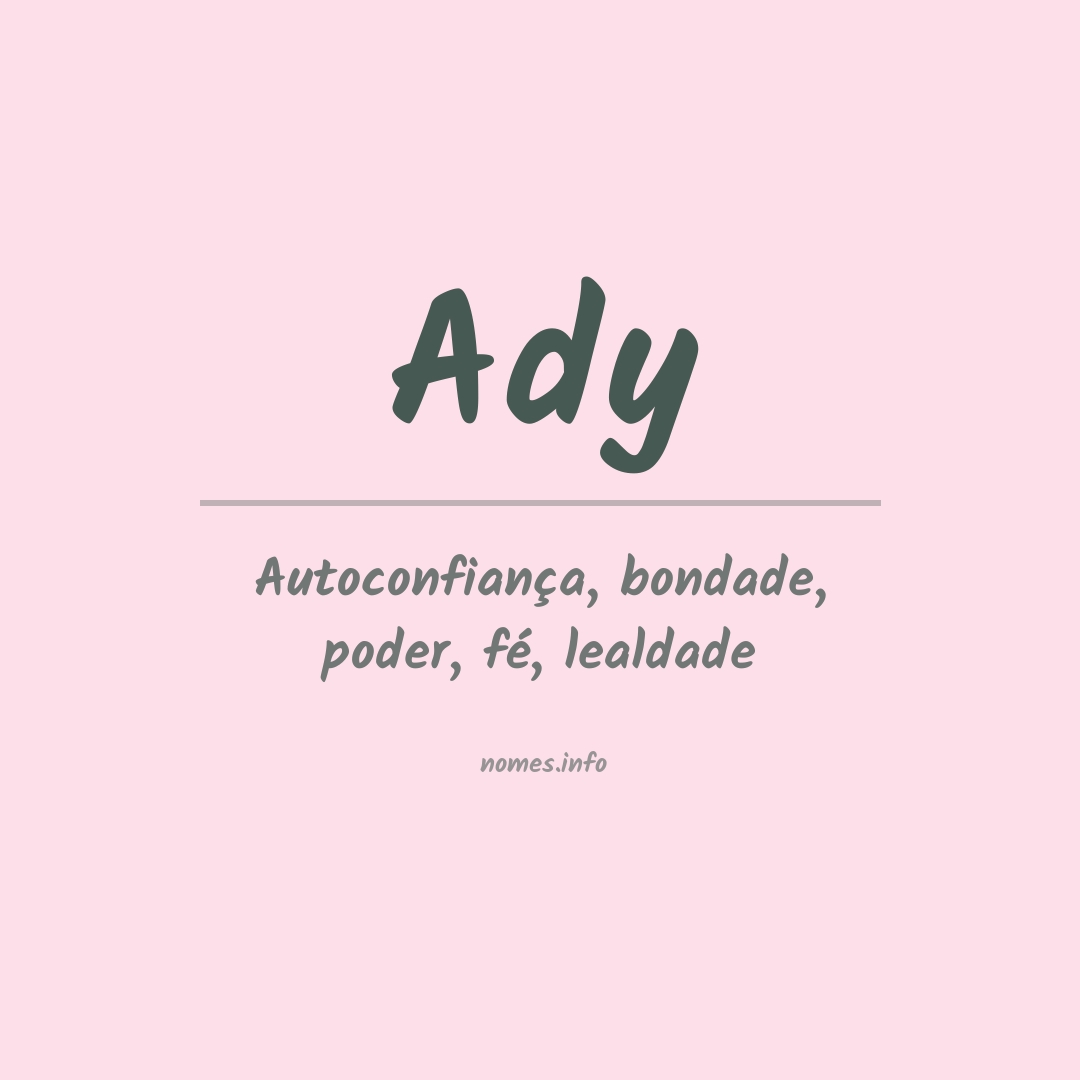 Significado do nome Ady