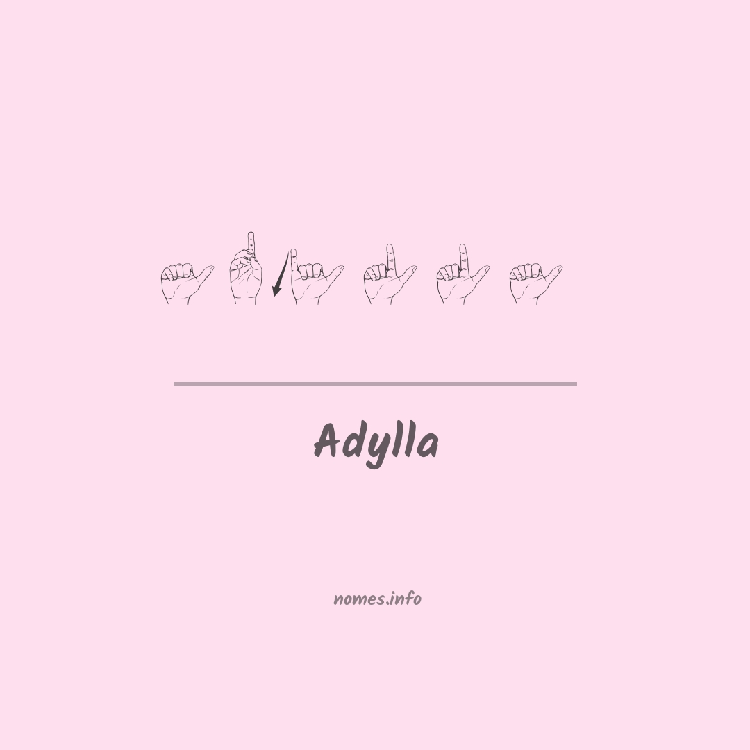 Adylla em Libras