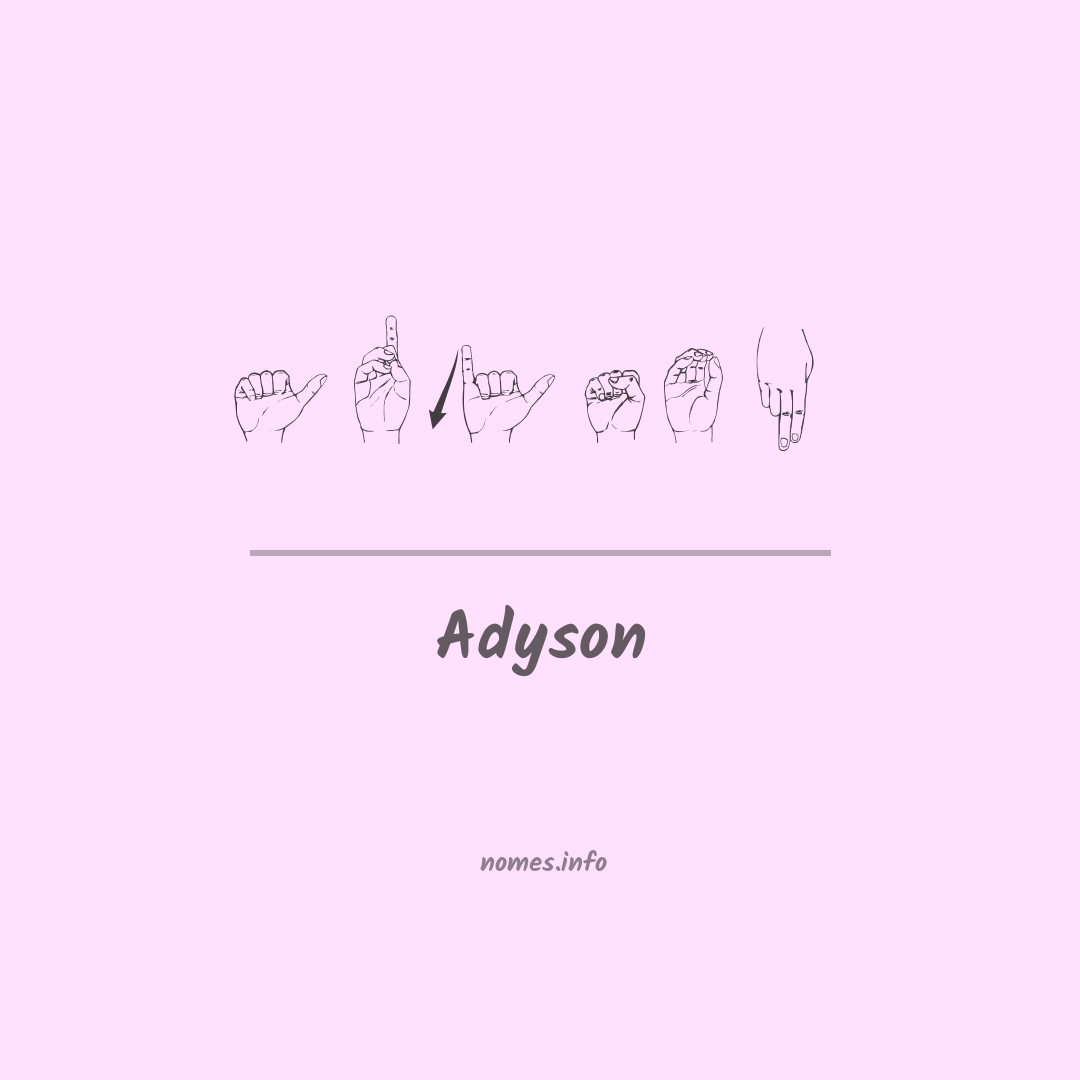 Adyson em Libras