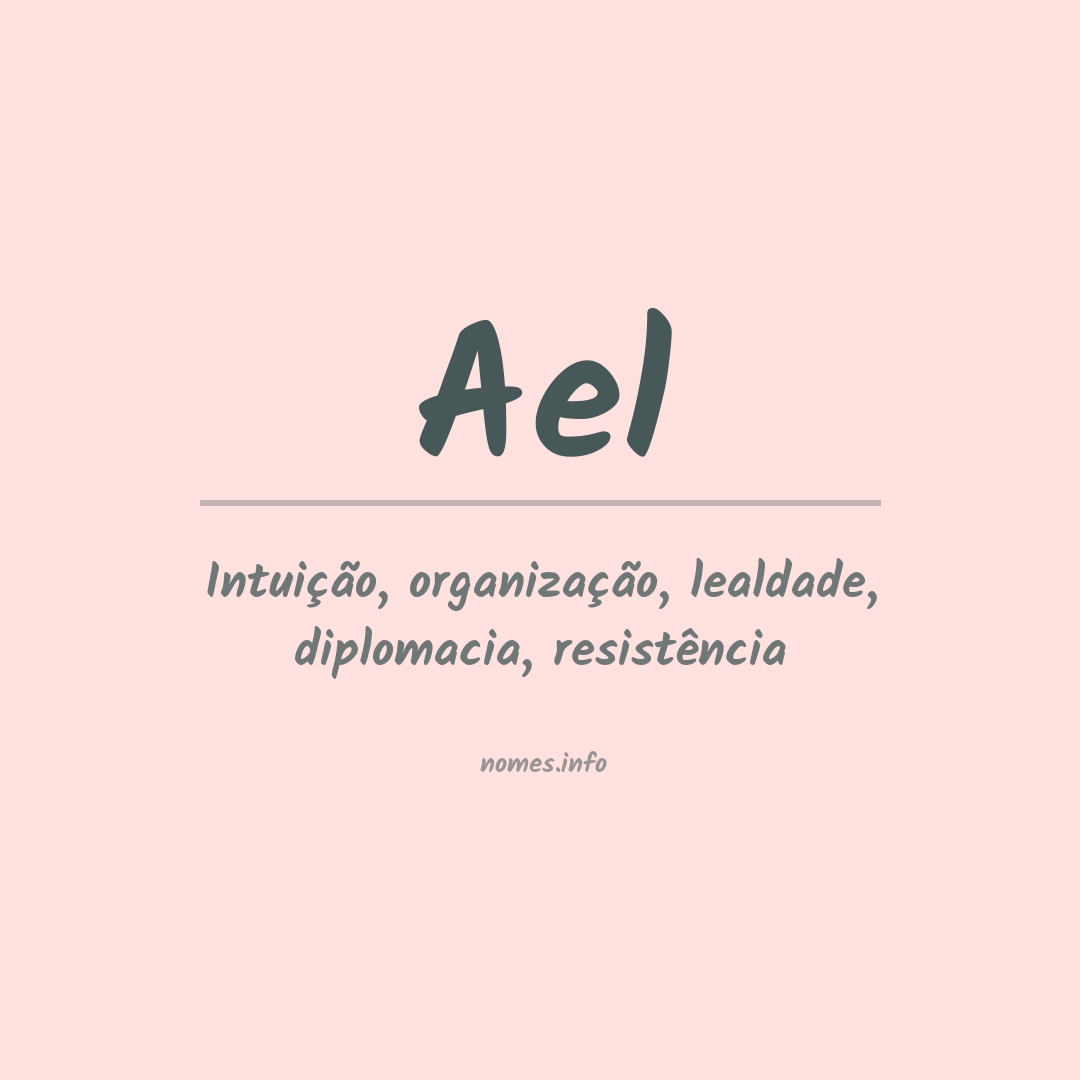Significado do nome Ael