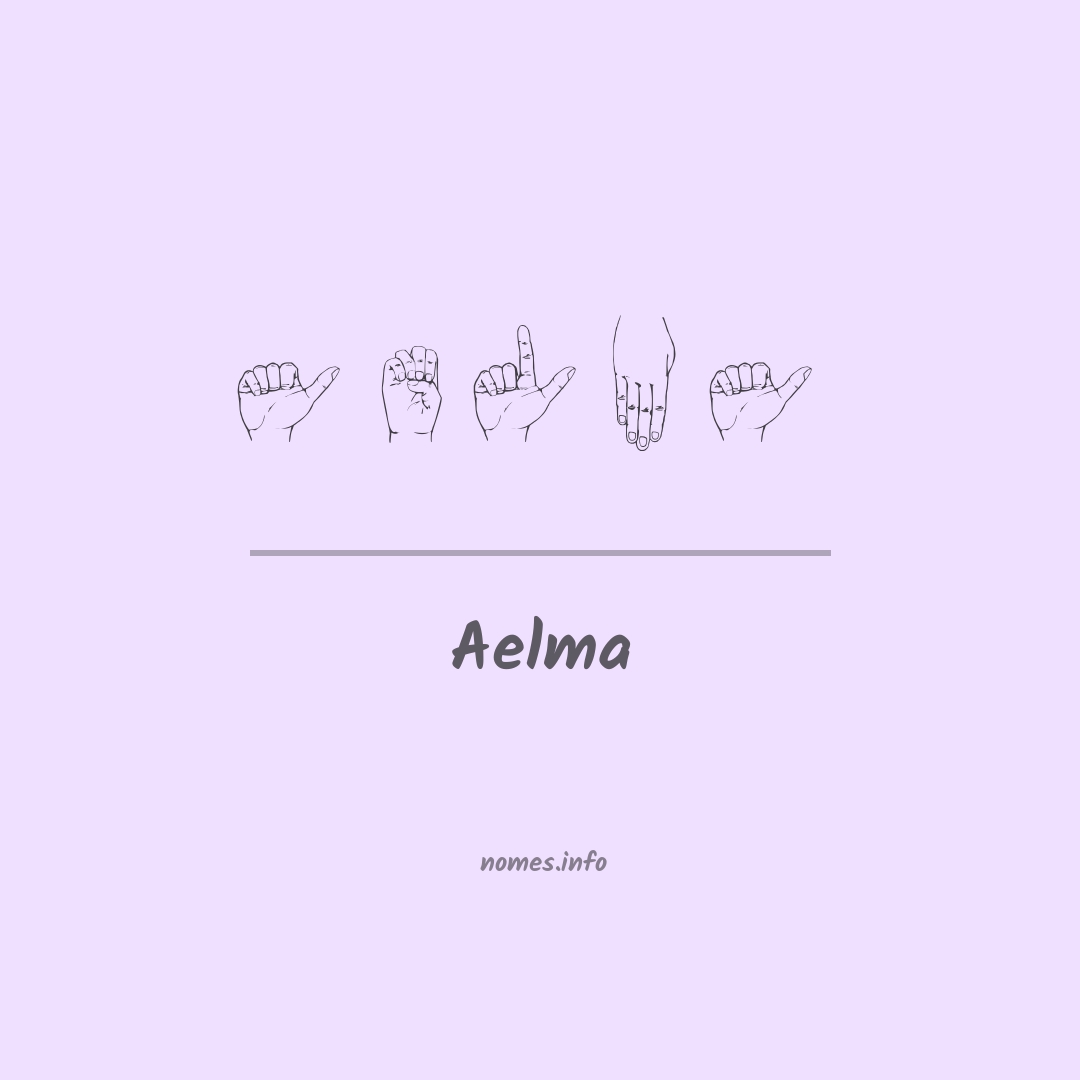 Aelma em Libras