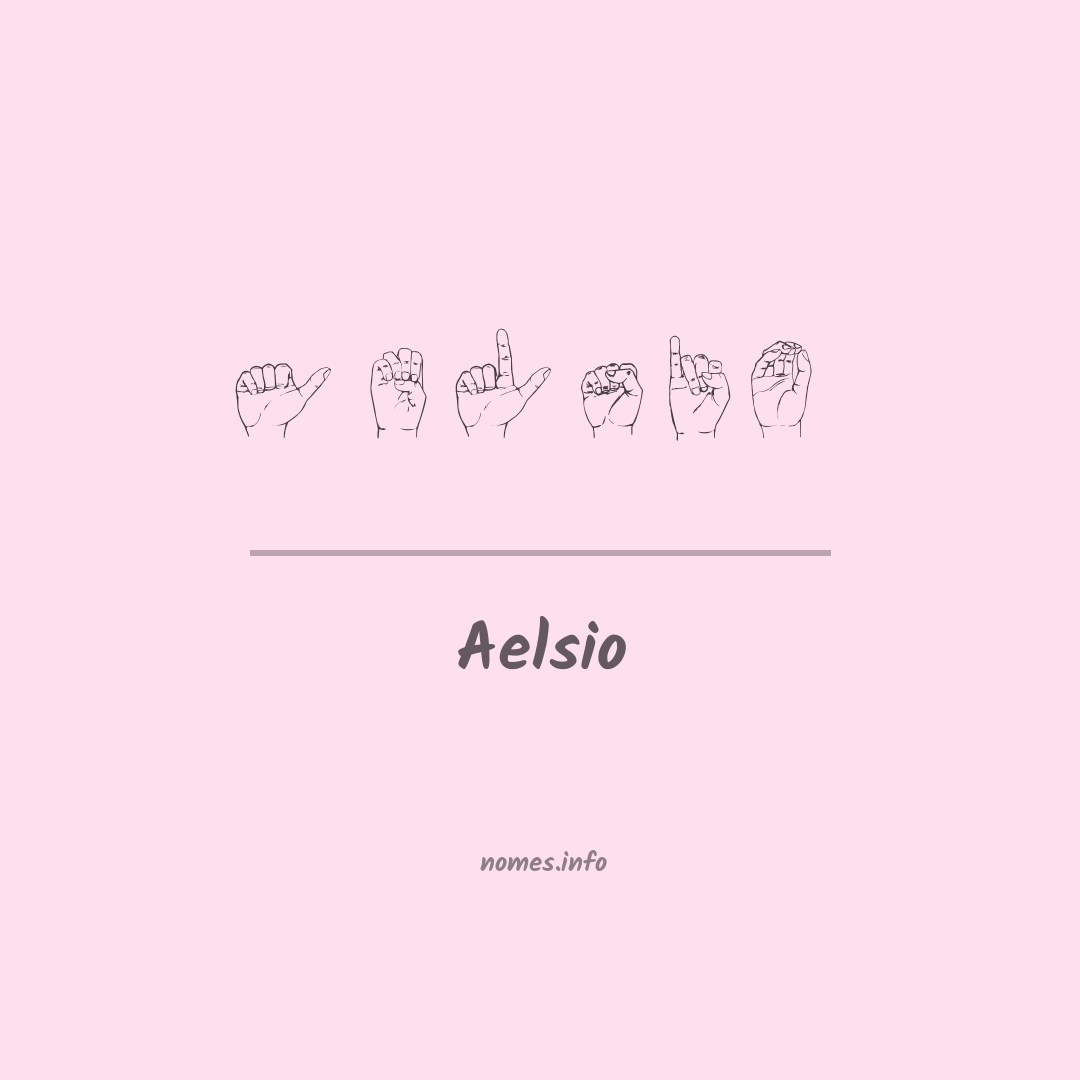 Aelsio em Libras