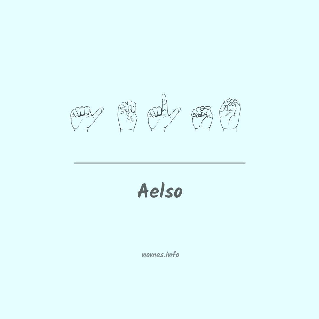 Aelso em Libras
