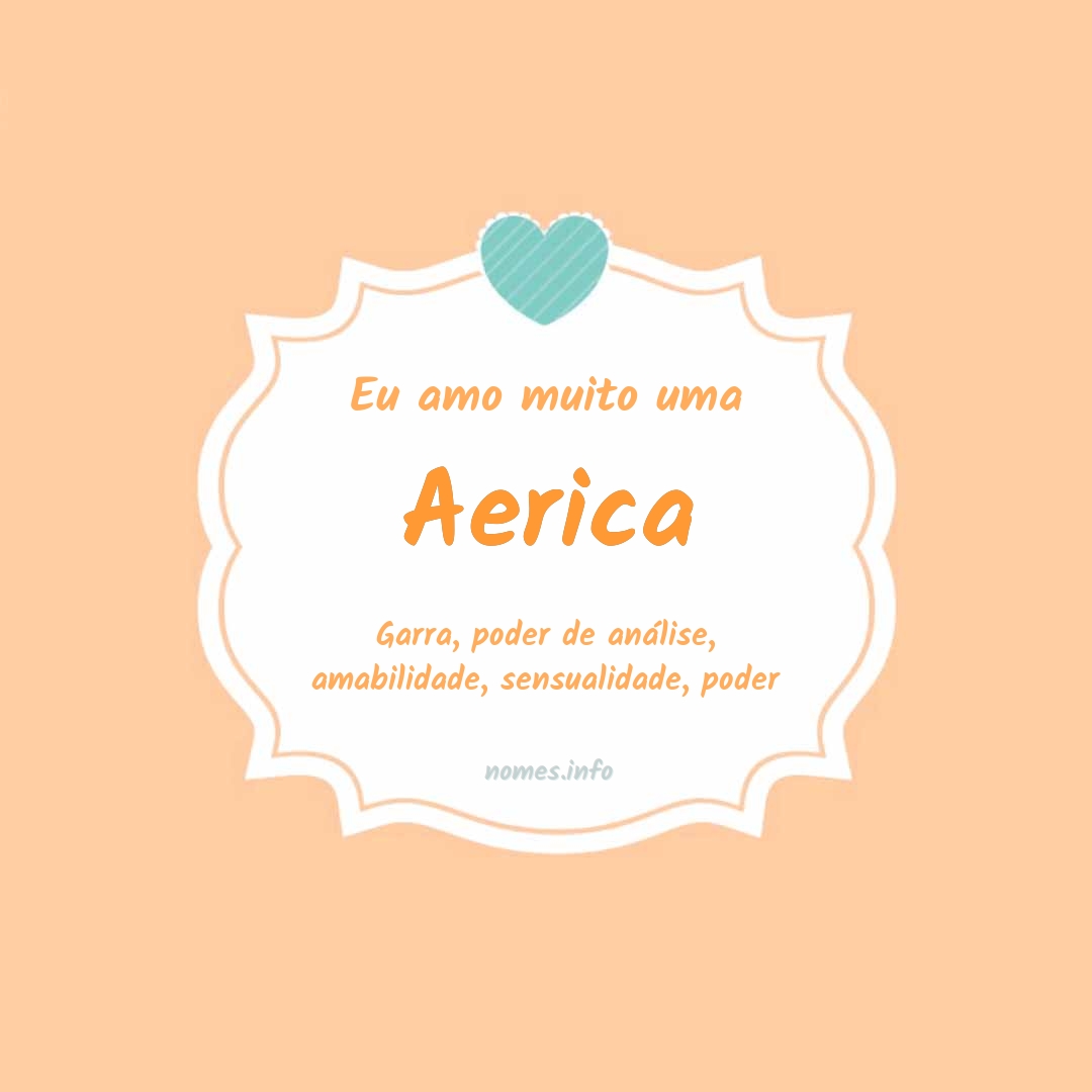 Eu amo muito Aerica