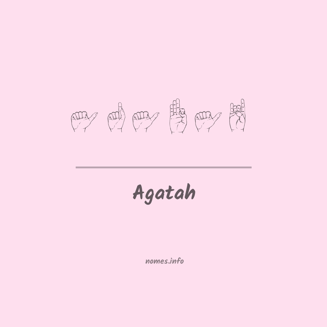 Agatah em Libras