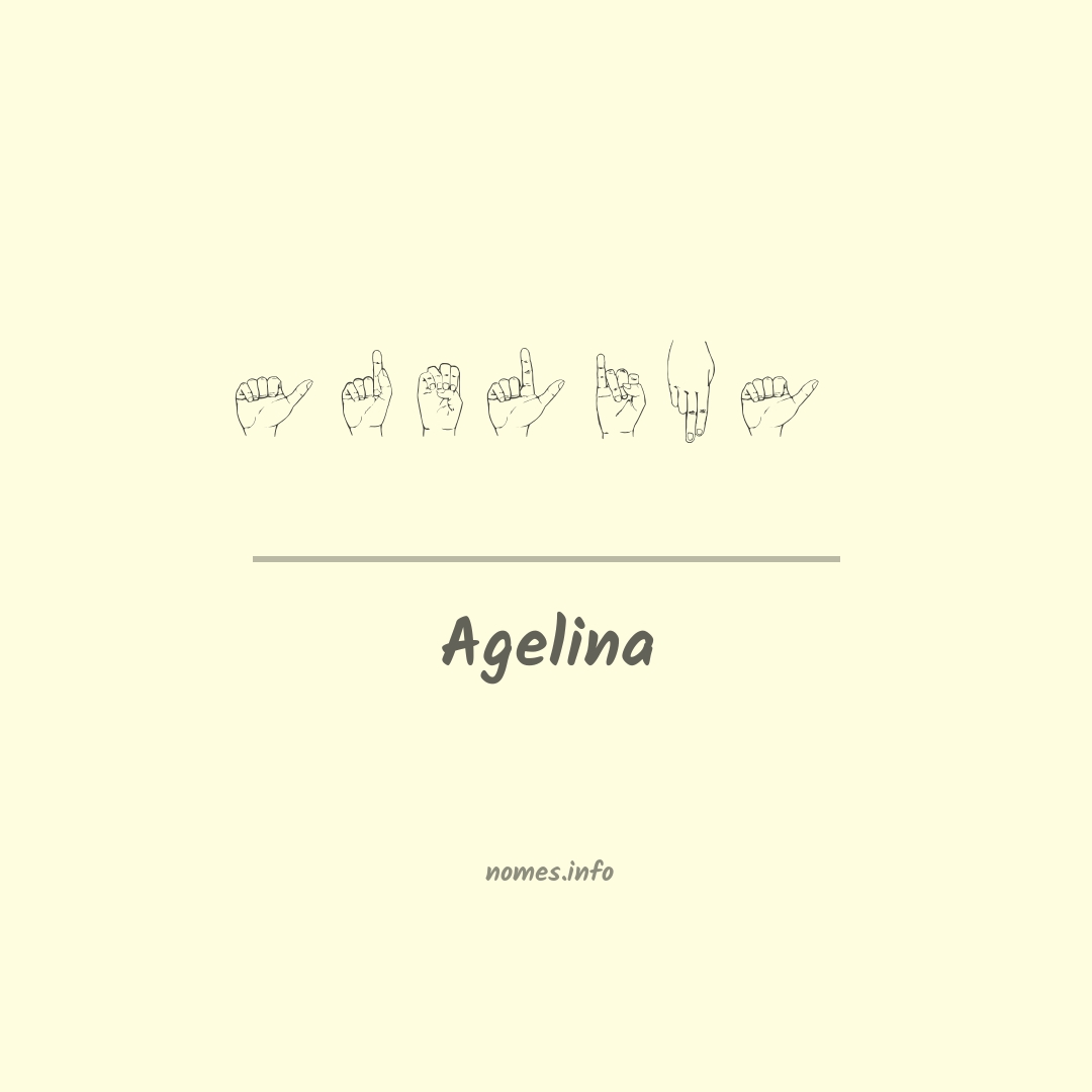 Agelina em Libras